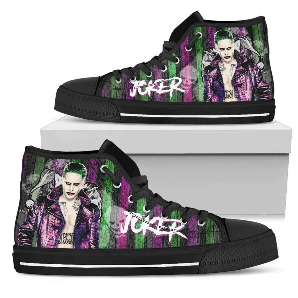 Joker Character High Top Vans Shoes