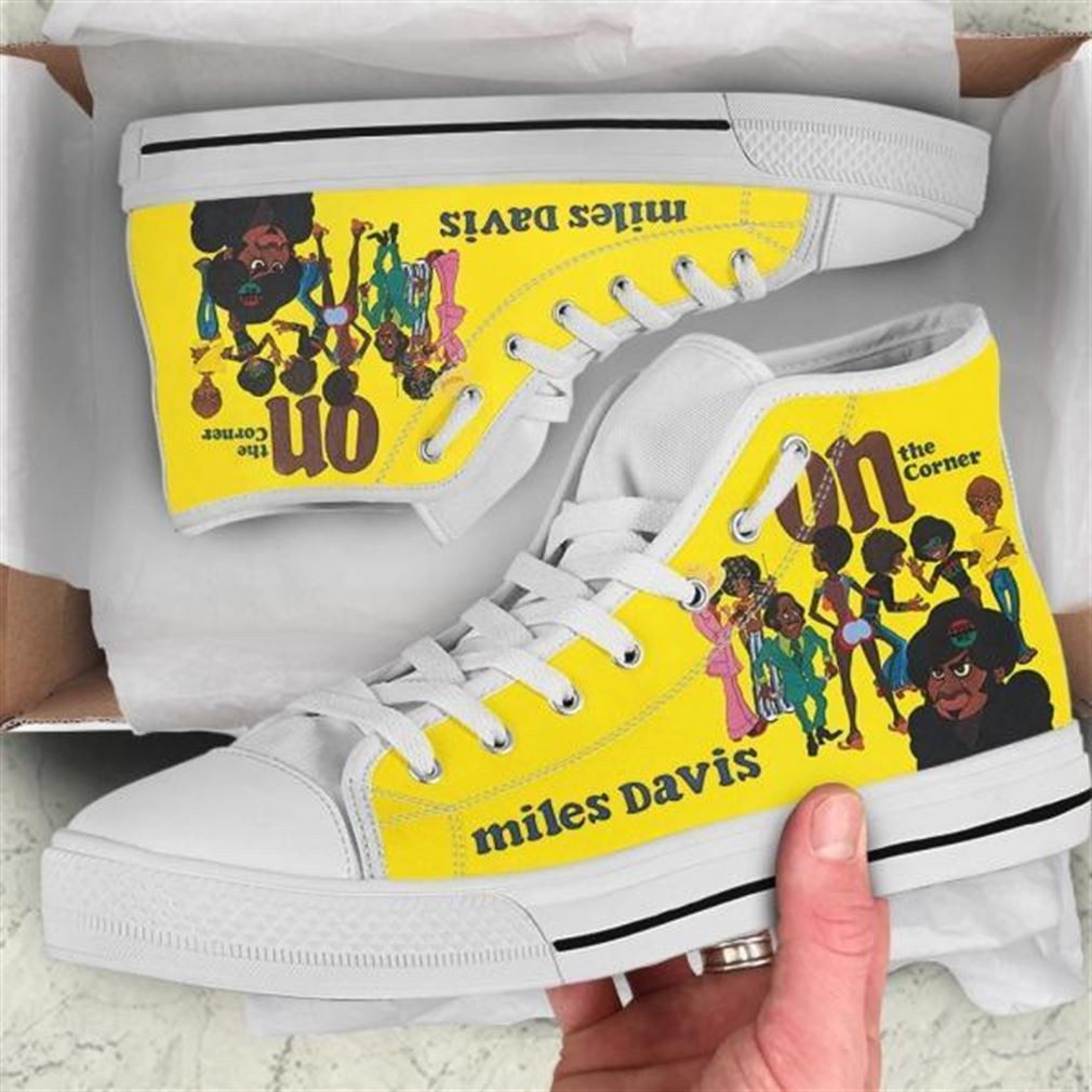 Miles Davis On The Corner High Top Vans Shoes