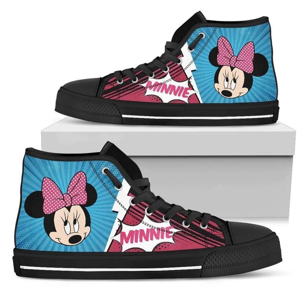 Minnie Character High Top Vans Shoes