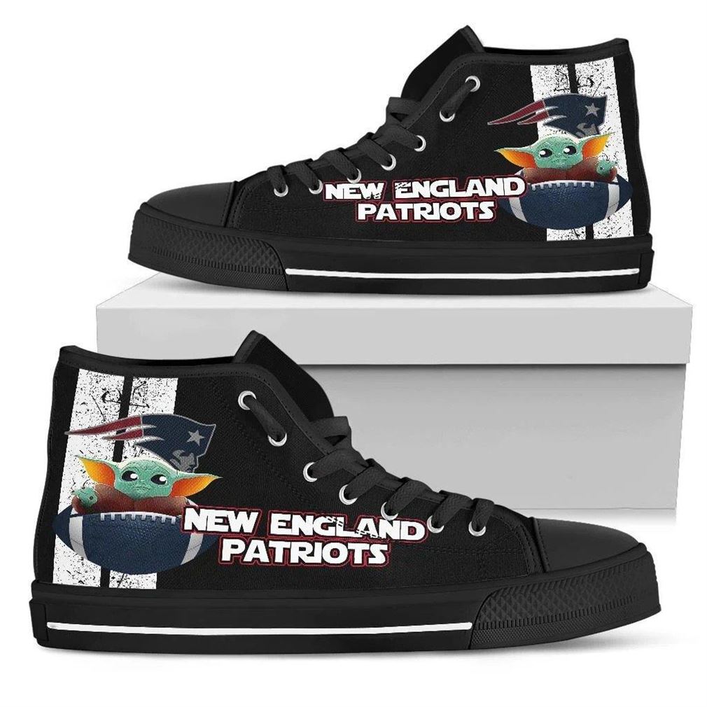 New England Patriots Nfl Football High Top Vans Shoes