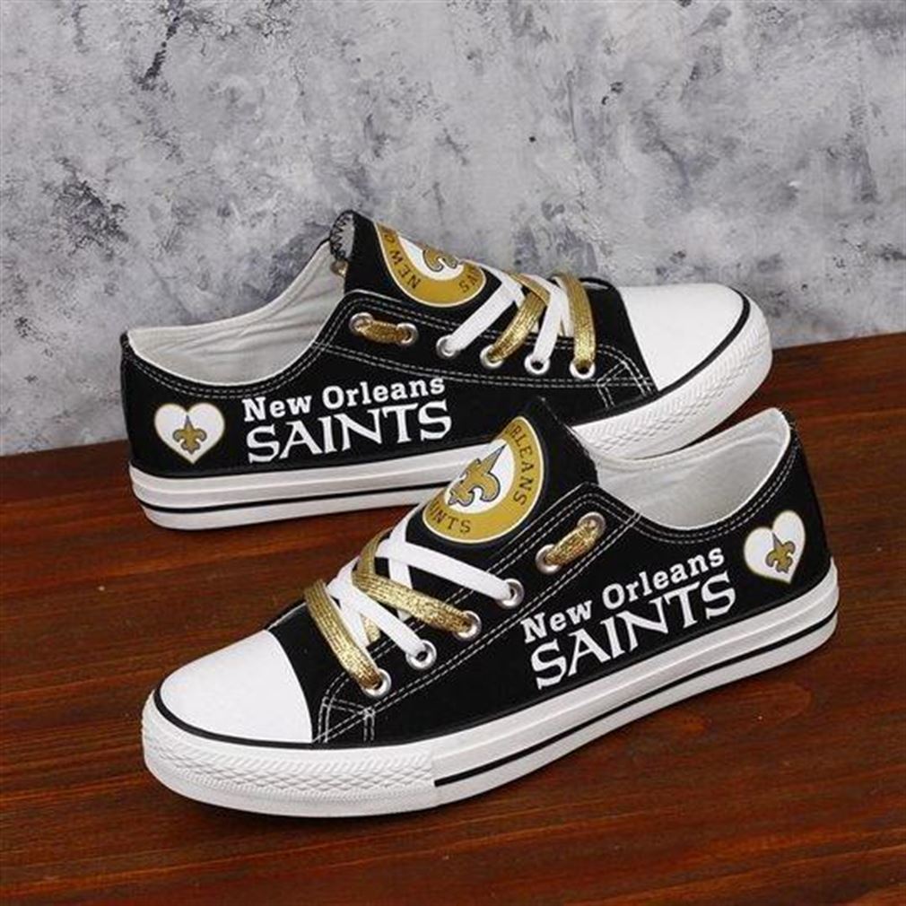New Orleans Saints Nfl Football Low Top Vans Shoes