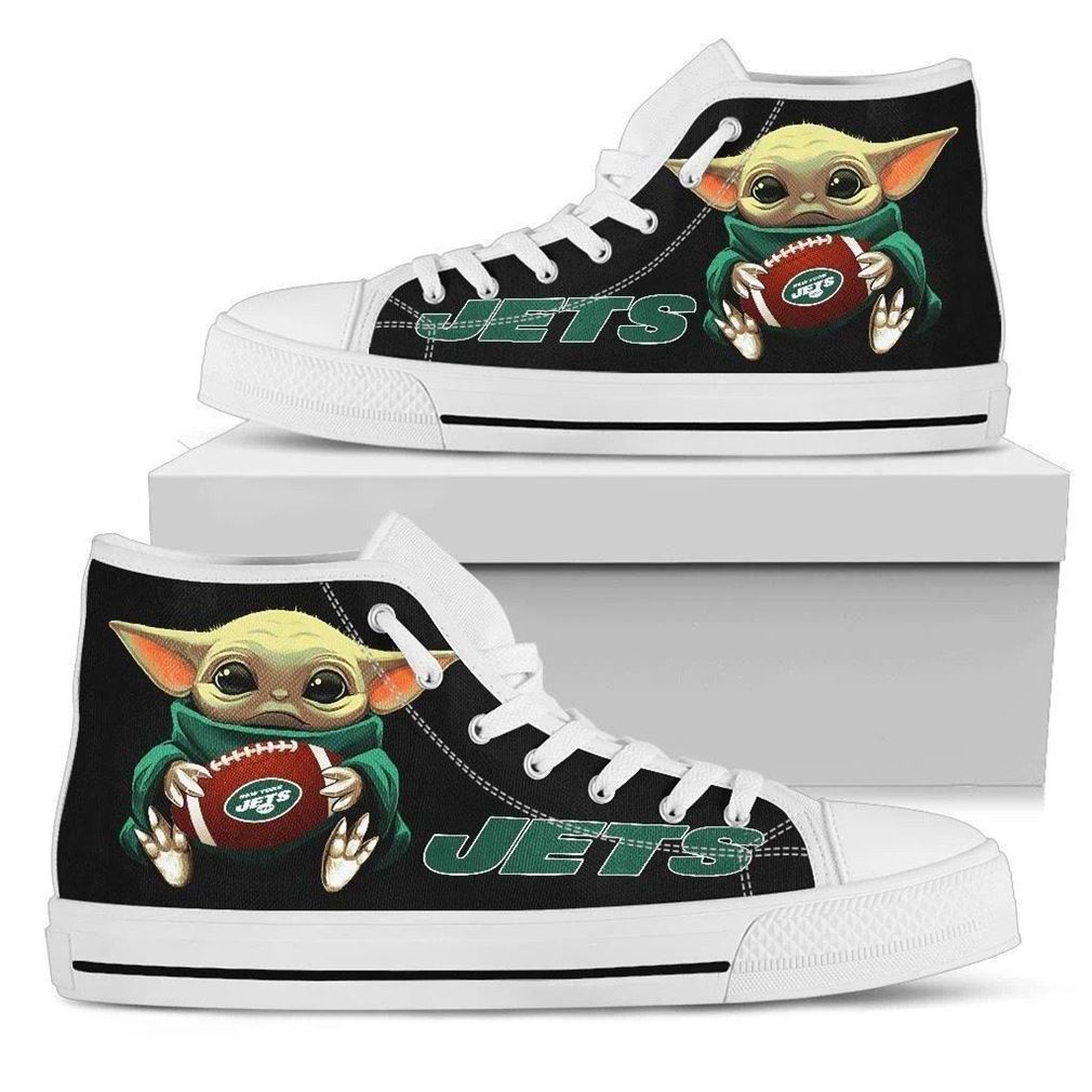 Ny Jets High Top Vans Shoes