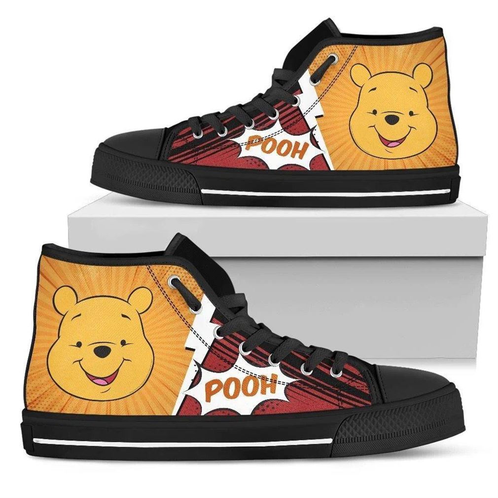 Pooh High Top Vans Shoes