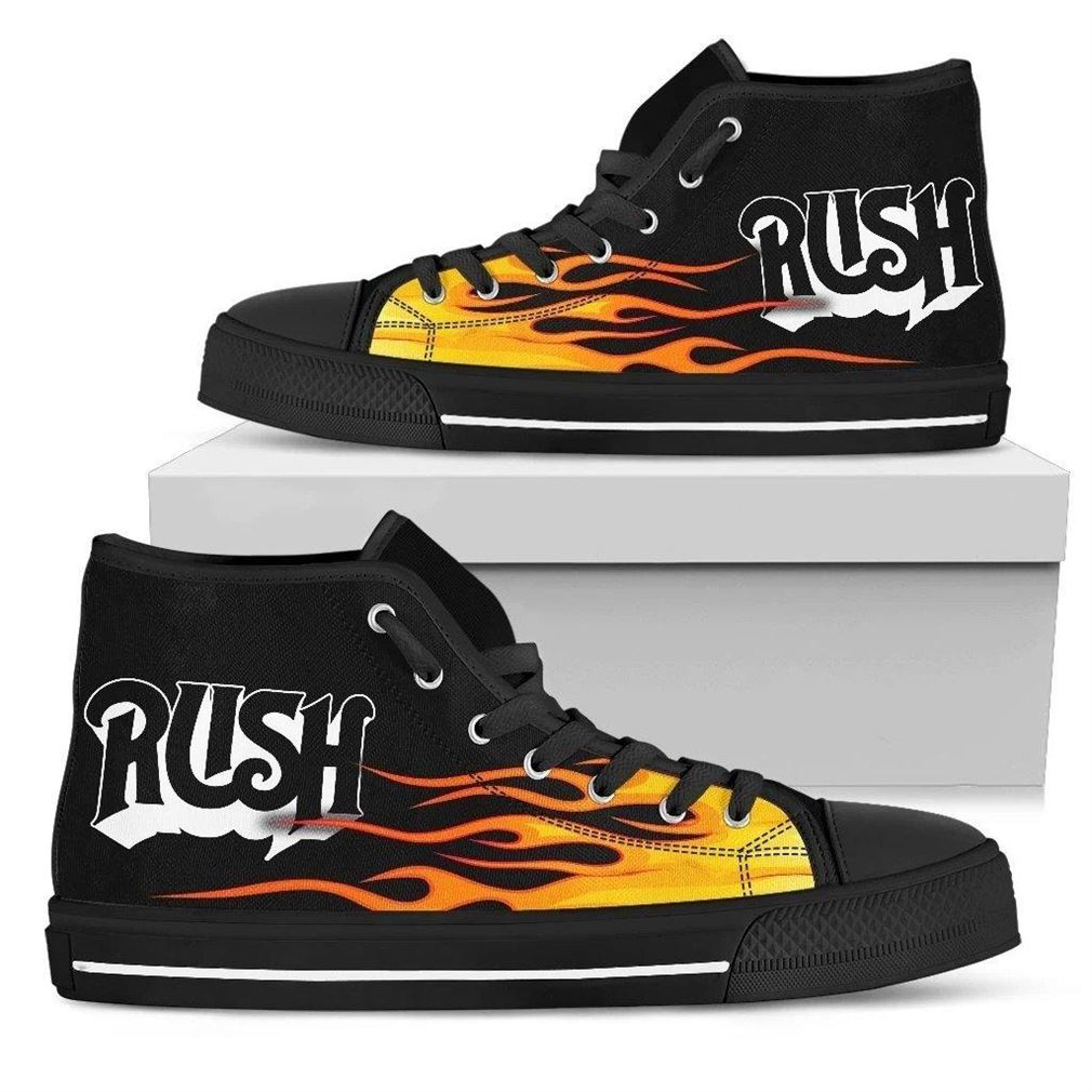 Rush Rock Band High Top Vans Shoes