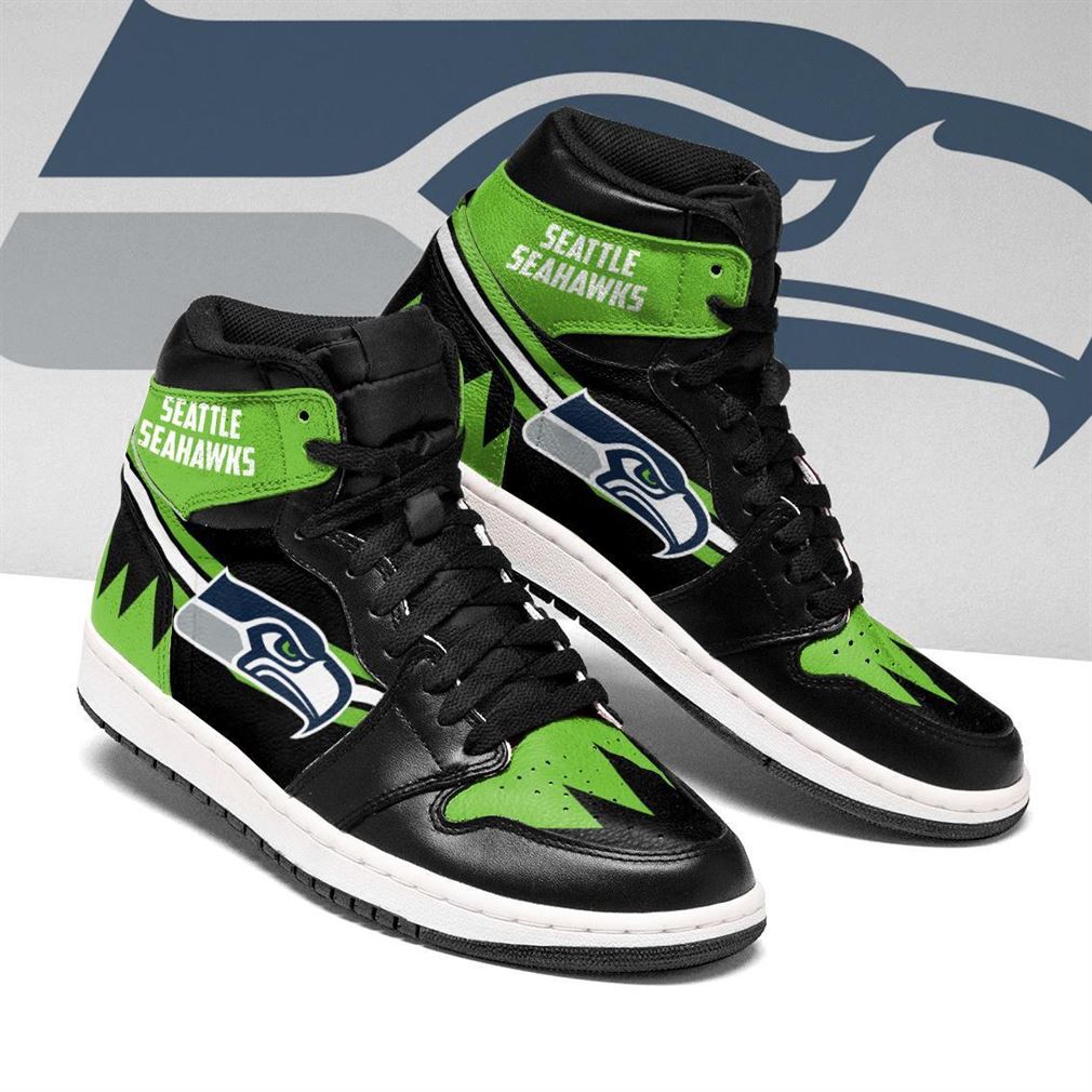 Seattle Seahawks Nfl Air Jordan Sneaker Boots Shoes - Luxwoo.com