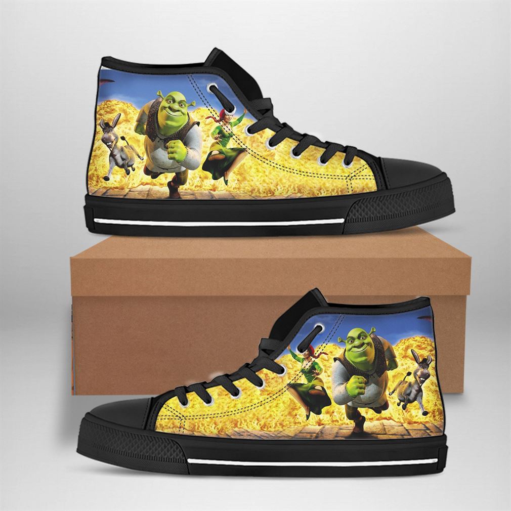 Shrek Best Movie Character High Top Vans Shoes