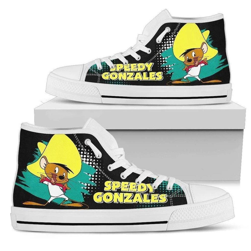 Speedy Gonzales High Top Vans Shoes
