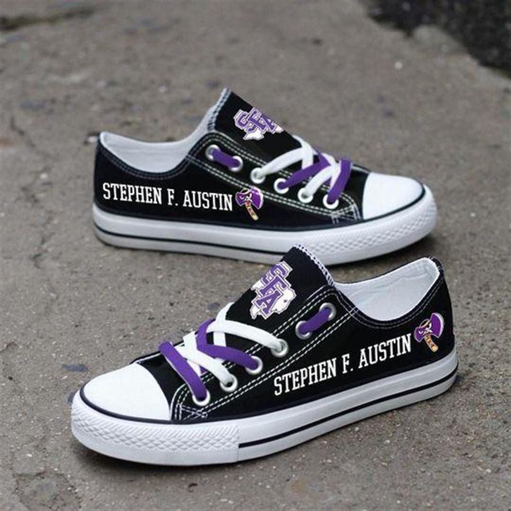 Stephen F Austin Lumberjacks Nfl Football Low Top Vans Shoes