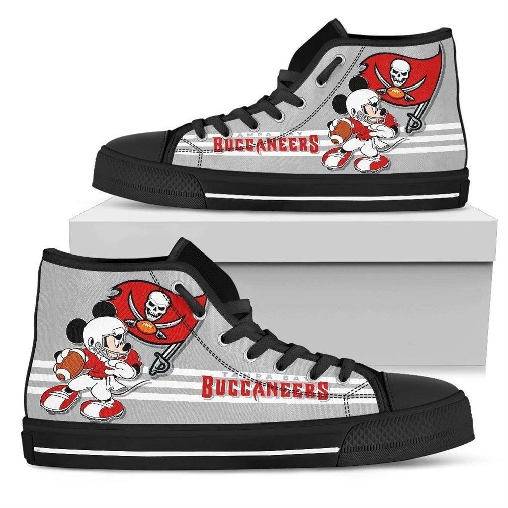 Tampa Bay Buccaneers Nfl Football High Top Vans Shoes