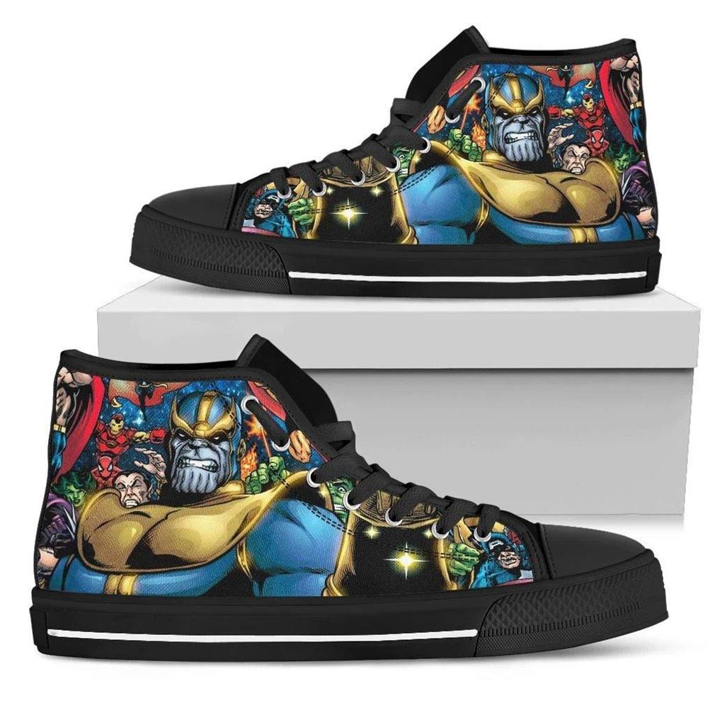 Thanos Comic High Top Vans Shoes