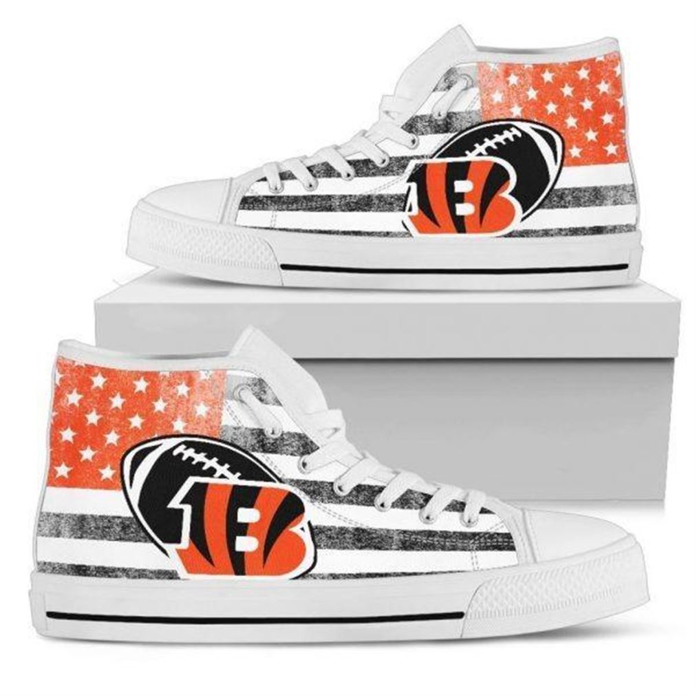 The Cincinnati Bengals Nfl Football High Top Vans Shoes - Luxwoo.com