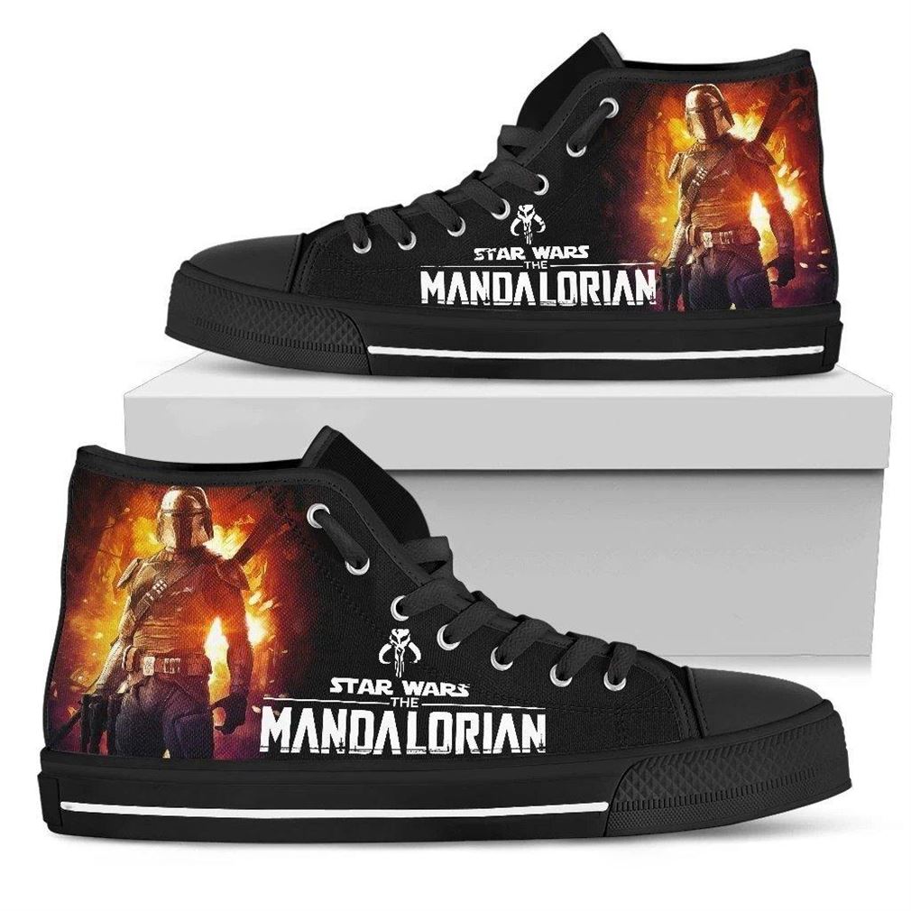 The Mandalorian High Top Vans Shoes