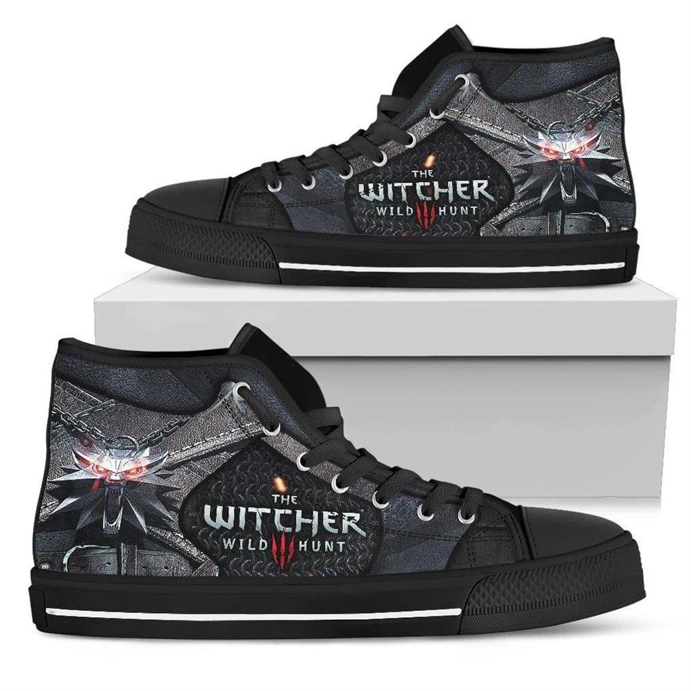 The Witcher Wolf High Top Vans Shoes