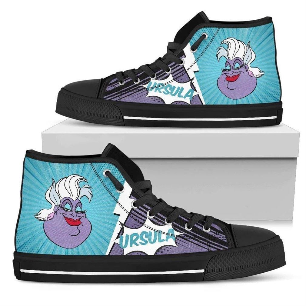 Ursula Character High Top Vans Shoes