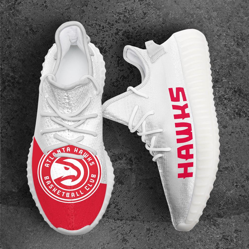 Atlanta Hawks Mlb Sport Teams Yeezy Sneakers Shoes White