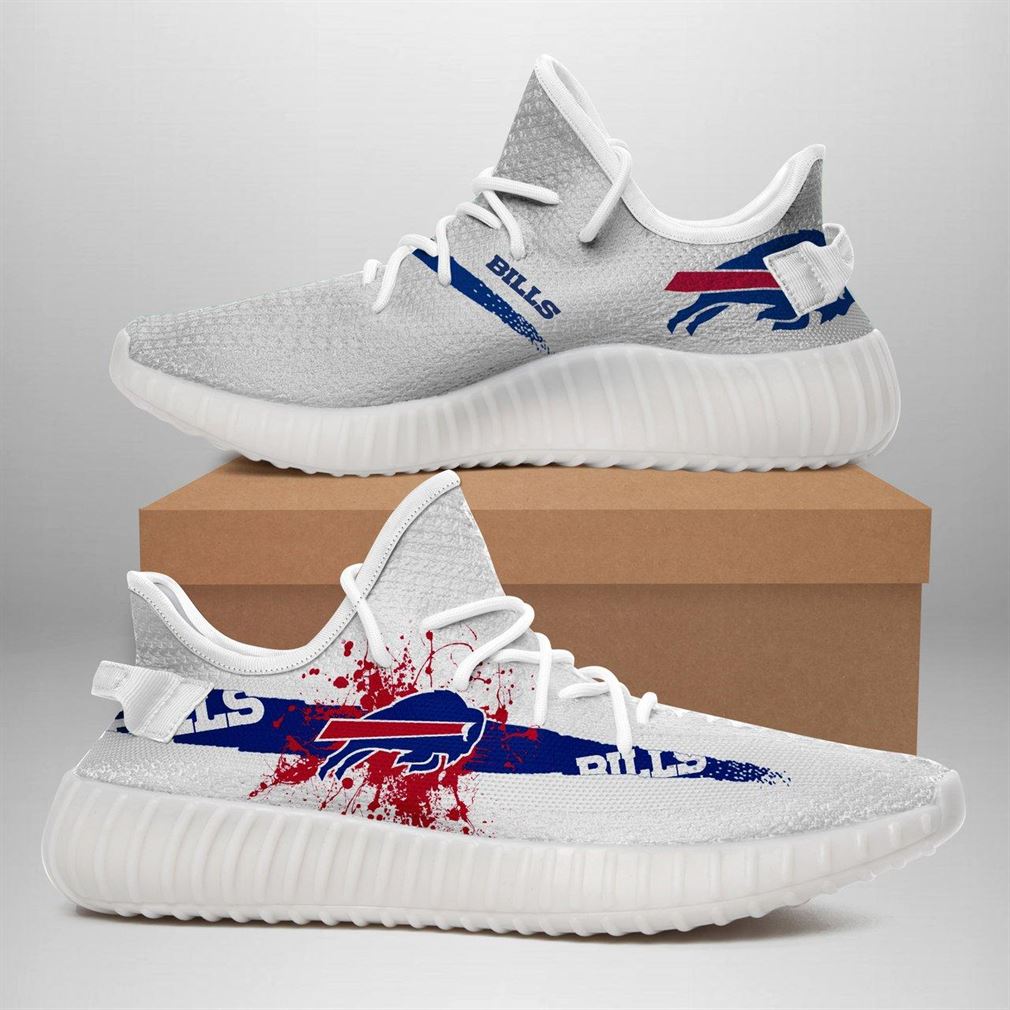Buffalo Bills Nfl Sport Teams Runing Yeezy Sneakers Shoes Znrst