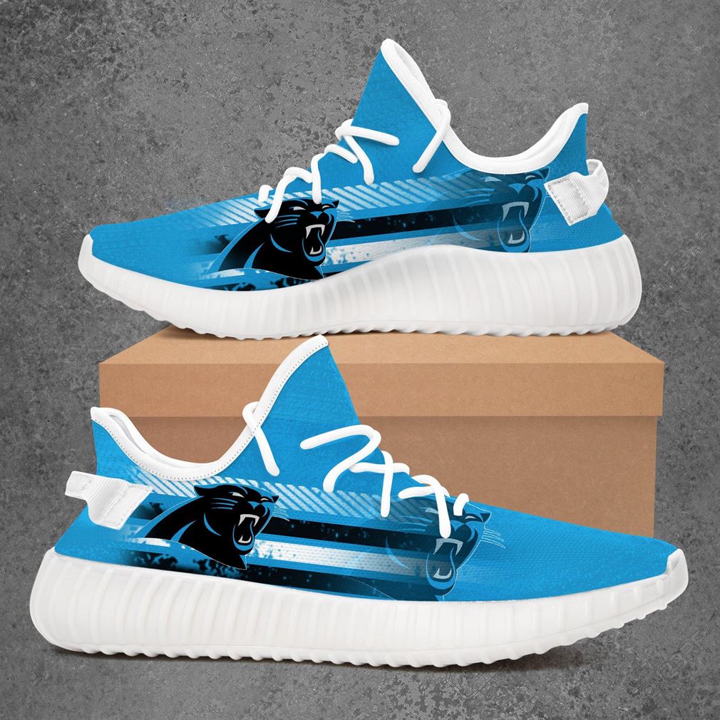 Carolina Panthers Nfl Football Yeezy Sneakers Shoes