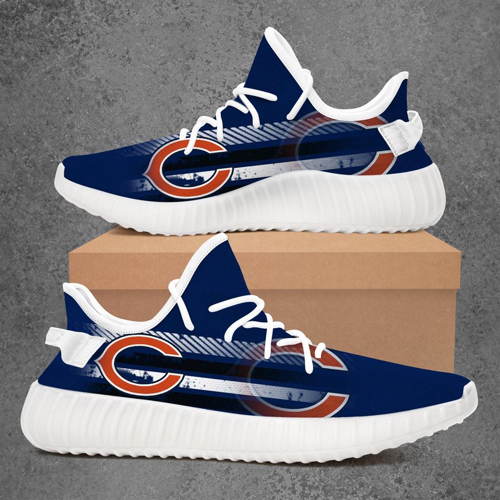 Chicago Bears Nfl Football Yeezy Sneakers Shoes