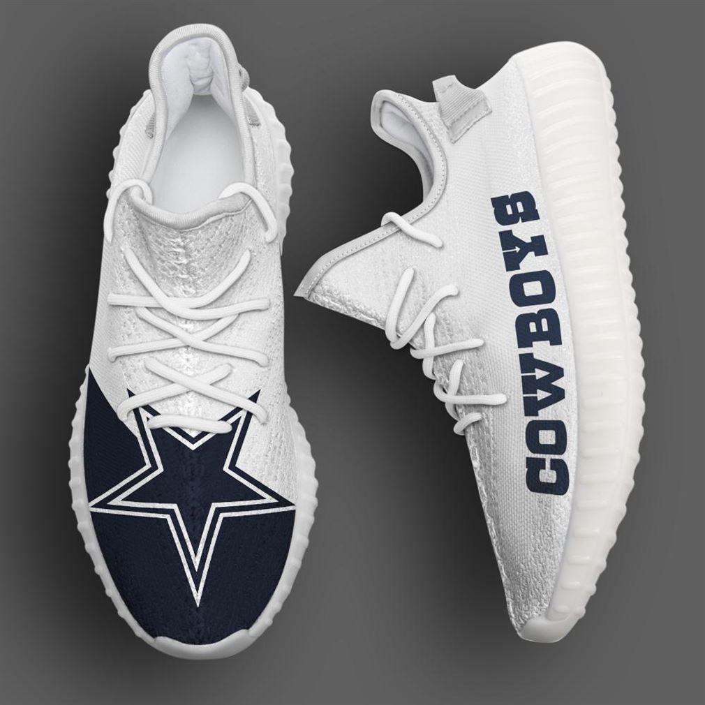 Dallas Cowboys Nfl Teams Runing Yeezy Sneakers Shoes