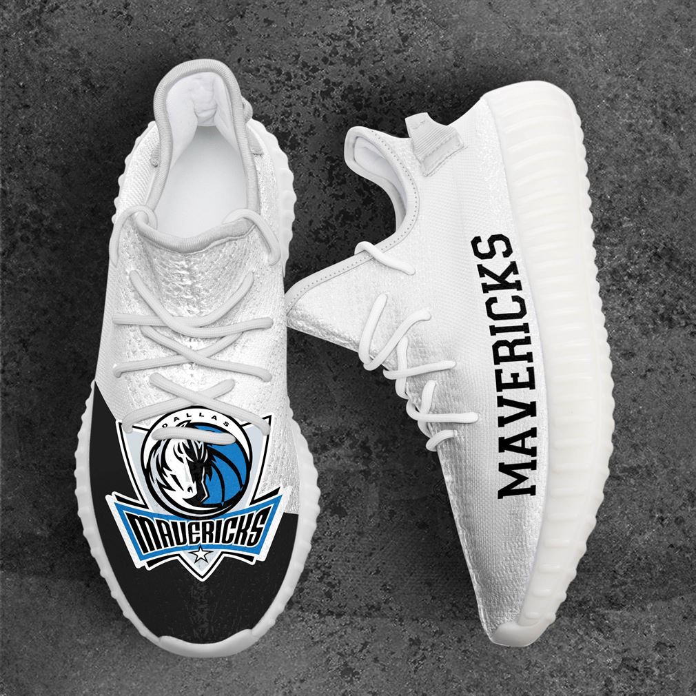 Dallas Mavericks Mlb Sport Teams Yeezy Sneakers Shoes White