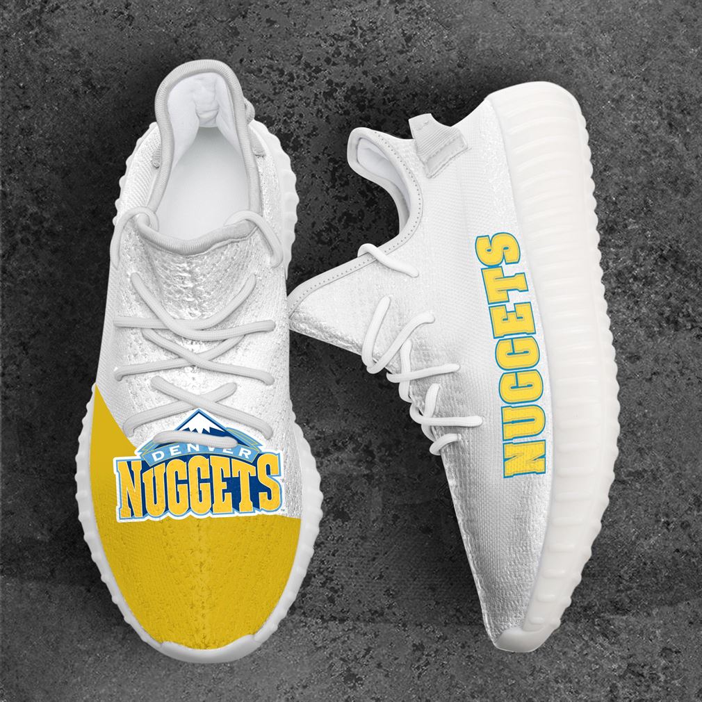 Denver Nuggets Mlb Sport Teams Yeezy Sneakers Shoes White