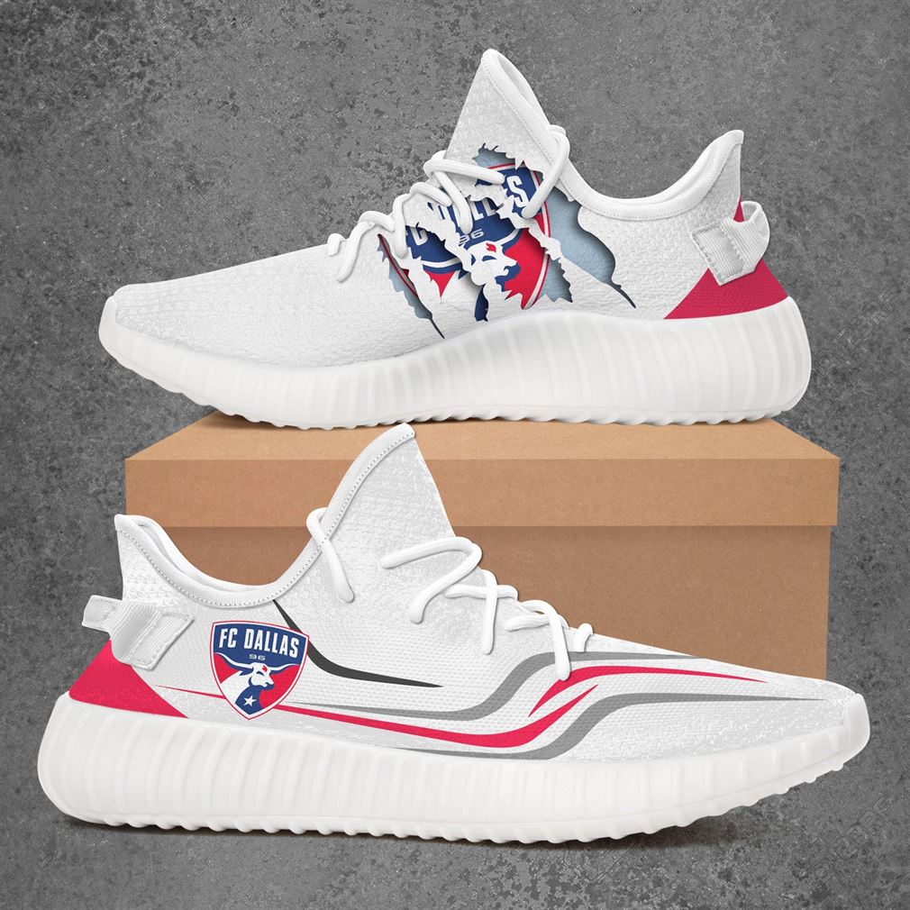 Fc Dallas Us Open Cup Sport Teams Yeezy Sneakers Shoes White