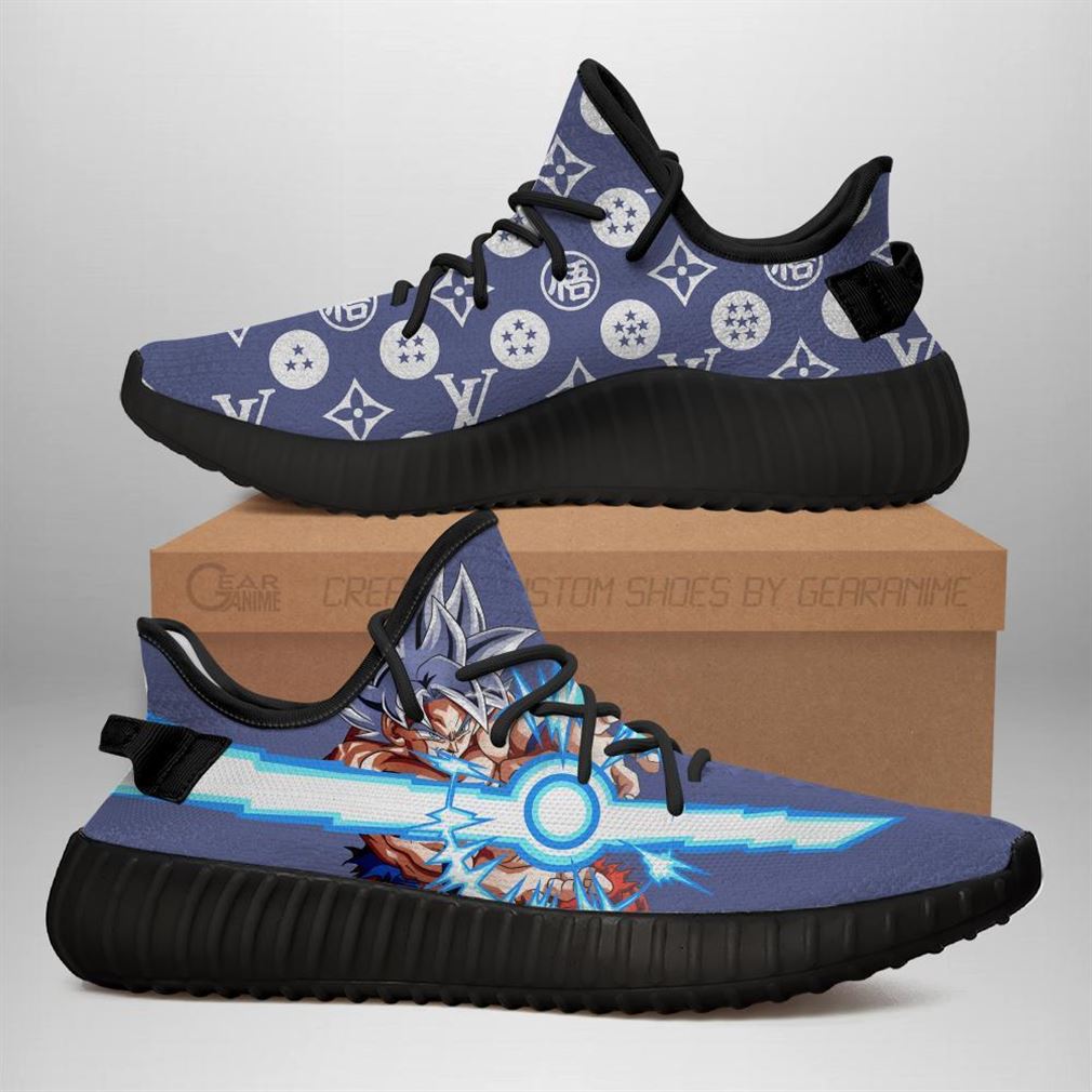 Goku Ultra Instinct Yz Sneakers Fashion Dragon Ball Z Shoes Yeezy Sneakers Shoes Black