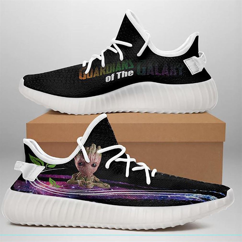 Groot Style Custom Yeezy Sneakers Shoes - Luxwoo.com