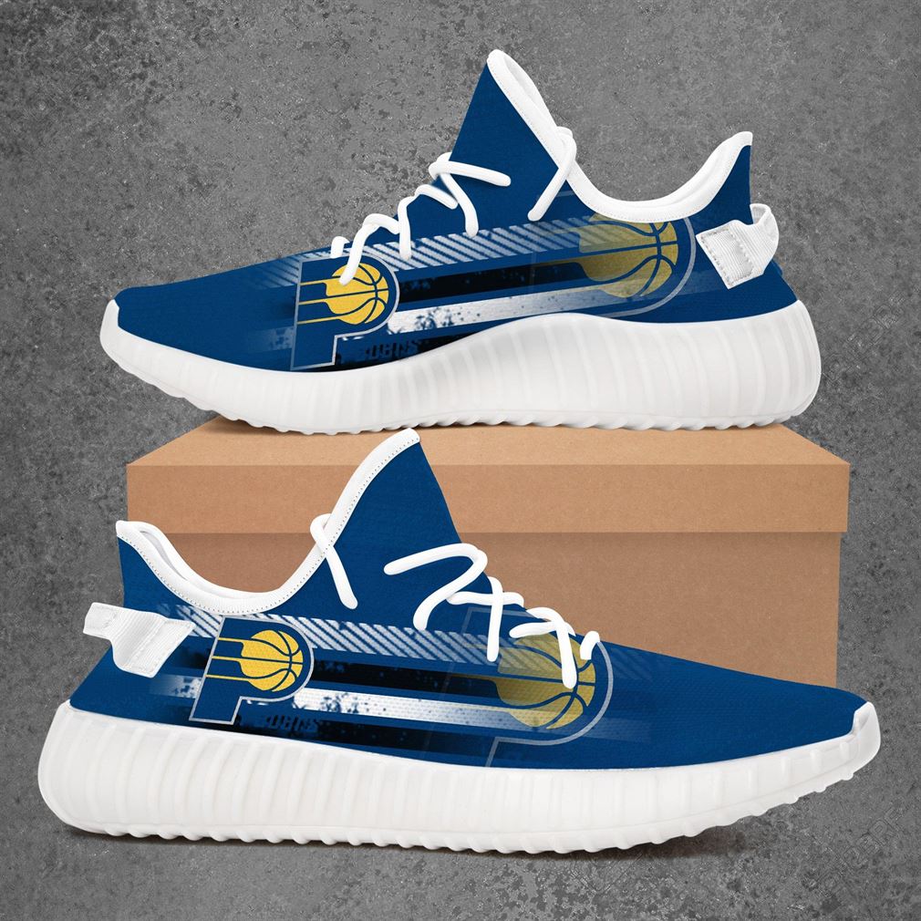 Indiana Pacers Nba Basketball Yeezy Sneakers Shoes