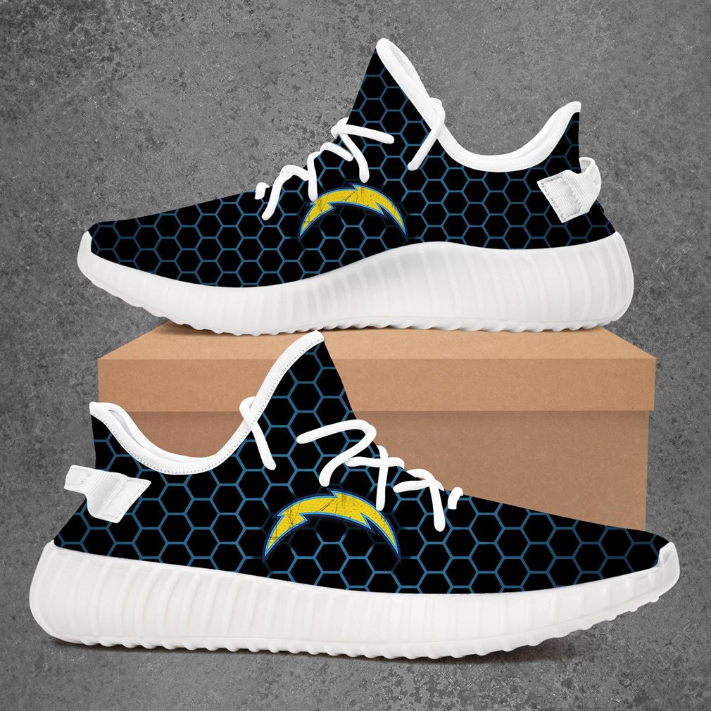 Los Angeles Chargers Nfl Football Yeezy Sneakers Shoes