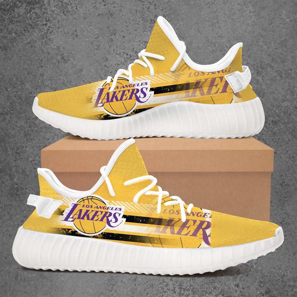 Los Angeles Lakers Nba Basketball Yeezy Sneakers Shoes