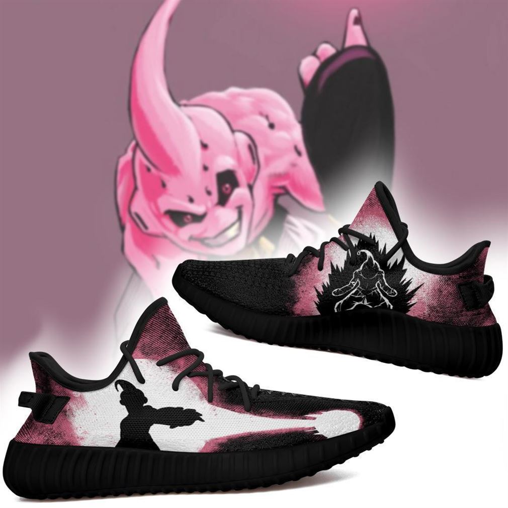 Majin Buu Silhouette Yz Sneakers Skill Custom Dragon Ball Z Shoes Anime Yeezy Sneakers Shoes ...