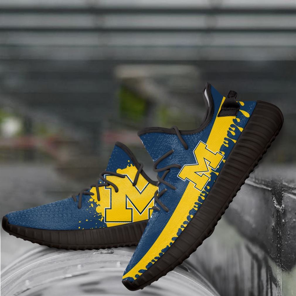 Michigan Wolverines Ncaa Yeezy Sneakers Shoes
