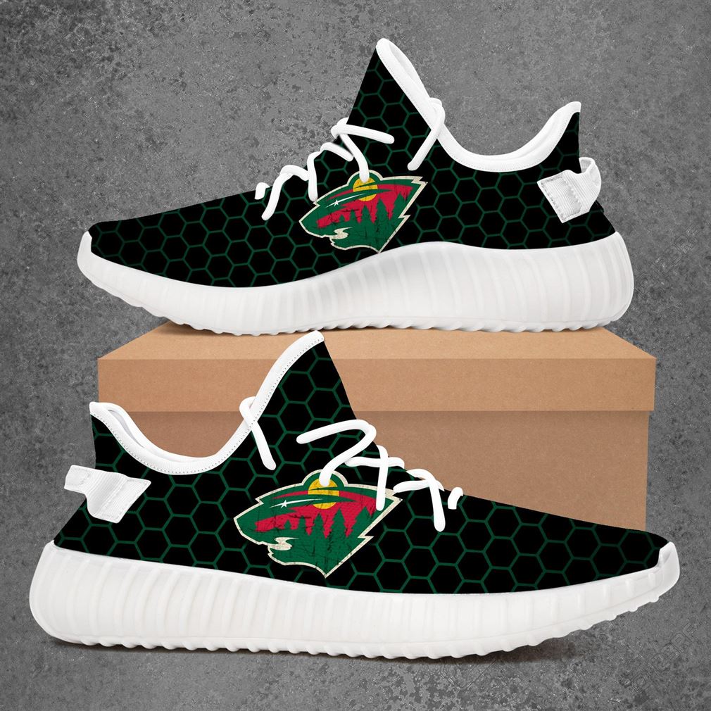 Minnesota Wild Nhl Hockey Yeezy Sneakers Shoes