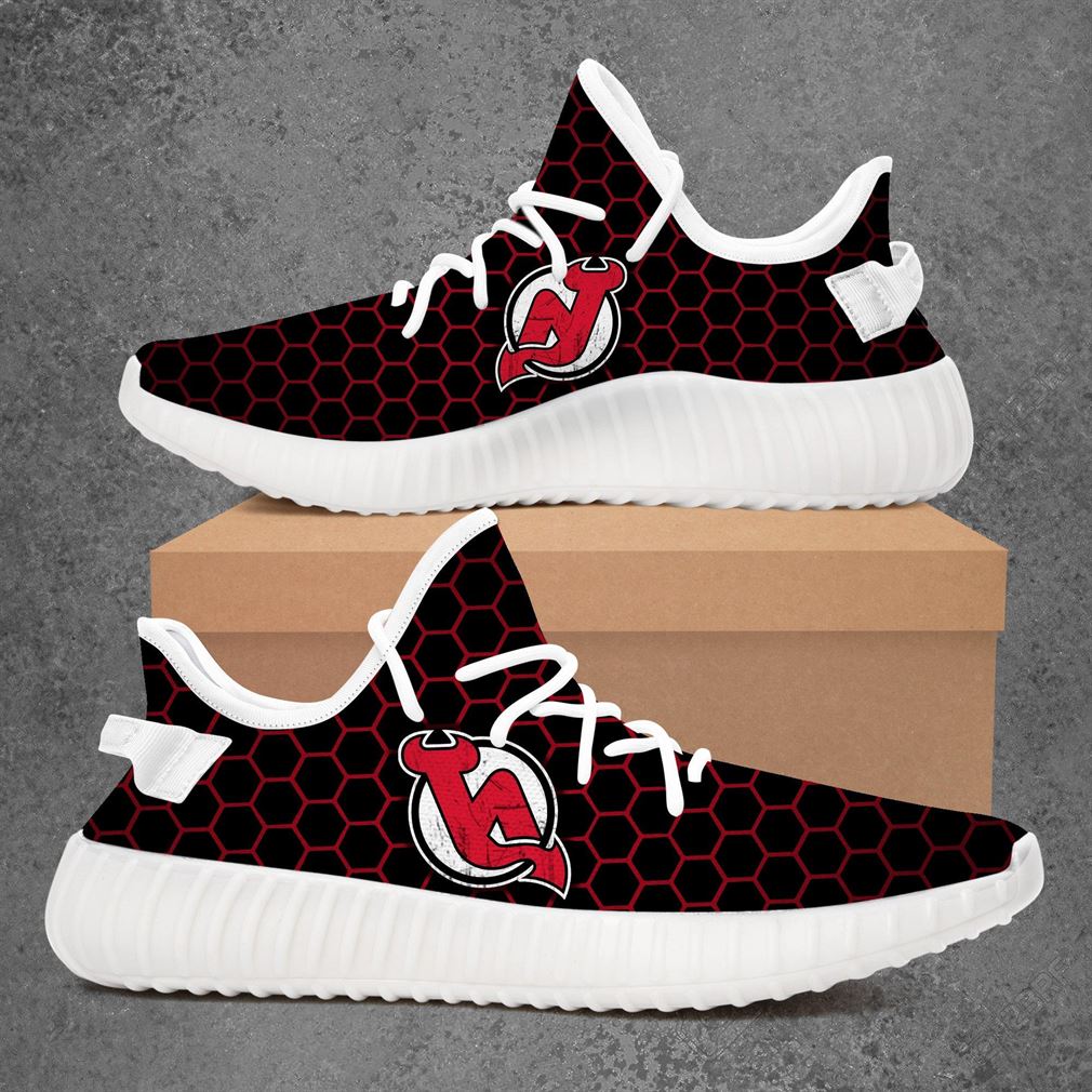 New Jersey Devils Nhl Hockey Yeezy Sneakers Shoes