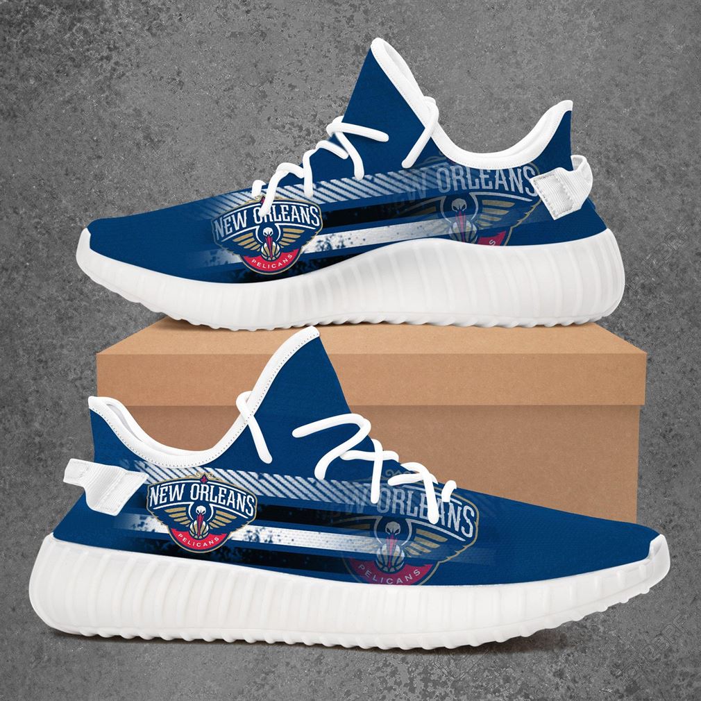 New Orleans Pelicans Nba Basketball Yeezy Sneakers Shoes