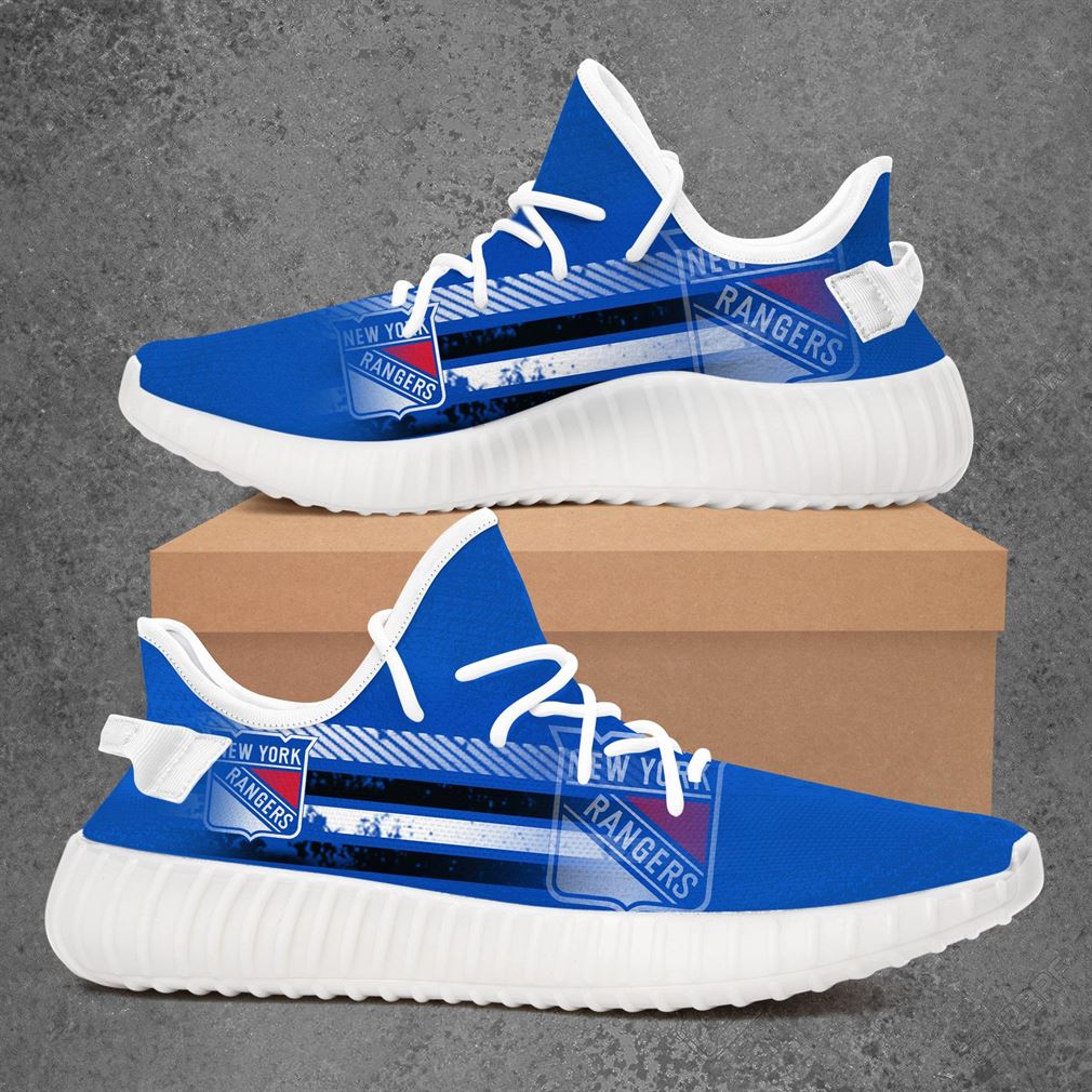 New York Rangers Nfl Football Yeezy Sneakers Shoes