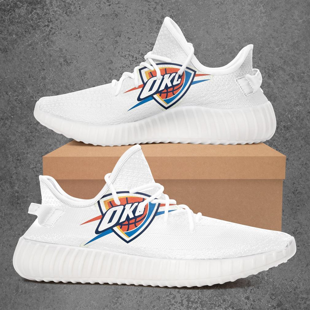 Oklahoma City Thunder Nfl Football Yeezy Sneakers Shoes