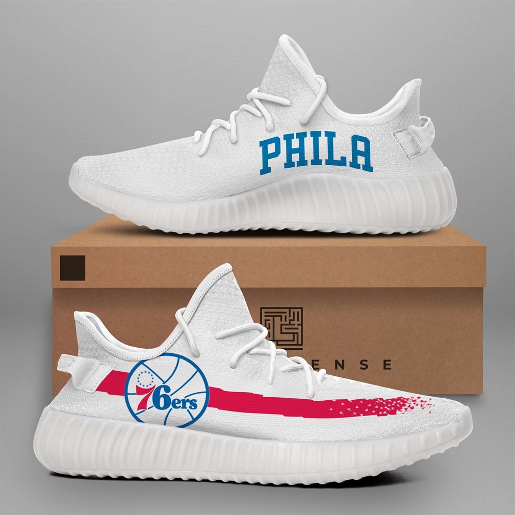 Philadelphia 76ers Nba Teams Runing Yeezy Sneakers Shoes