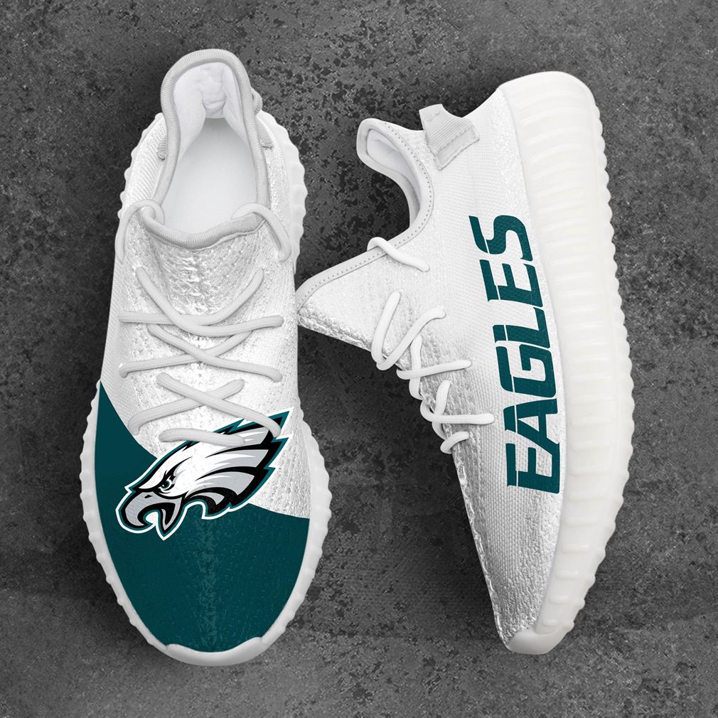 Philadelphia Eagles Nfl Sport Teams Yeezy Sneakers Shoes