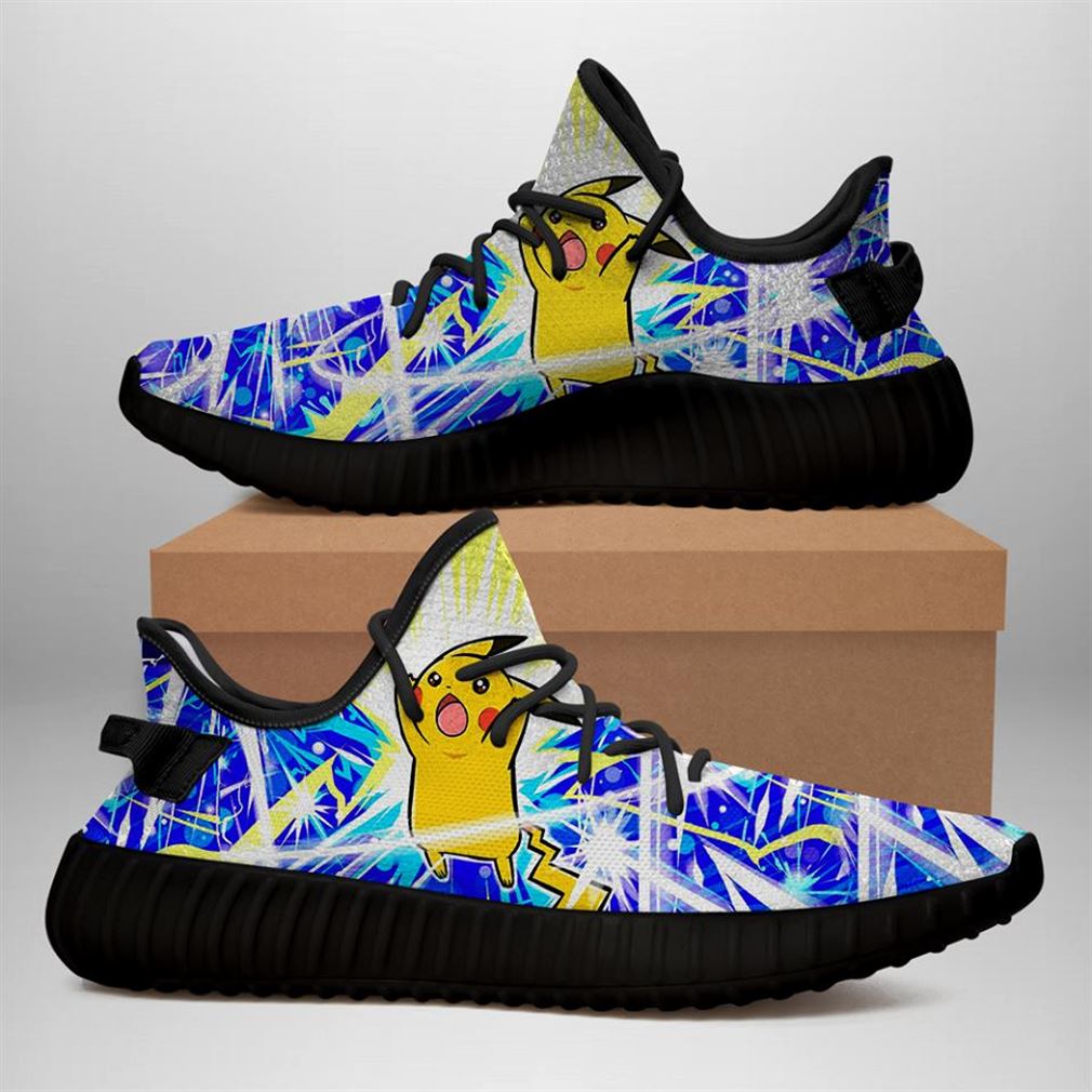 Pikachu Style Yeezy Sneakers Shoes