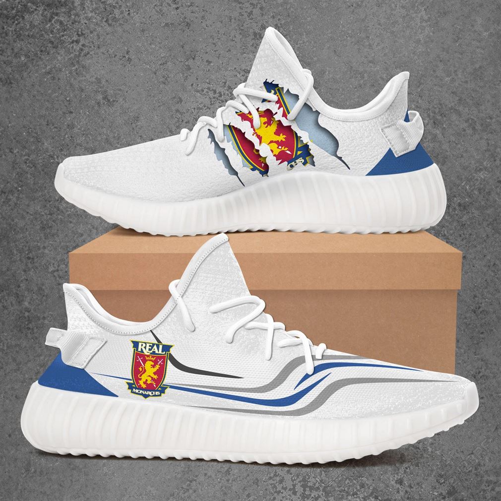 Real Monarchs Usl Championship Sport Teams Yeezy Sneakers Shoes White Ygquf