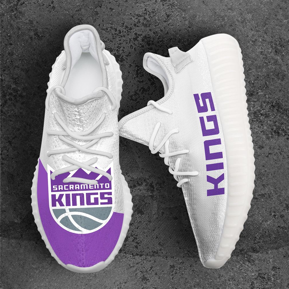 Sacramento Kings Mlb Sport Teams Yeezy Sneakers Shoes White