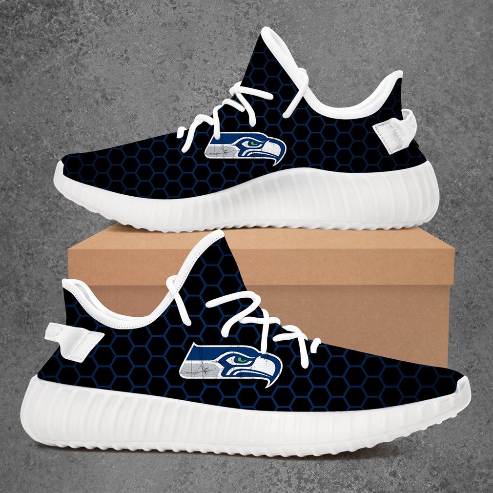 Seattle Seahawks Nfl Football Yeezy Sneakers Shoes
