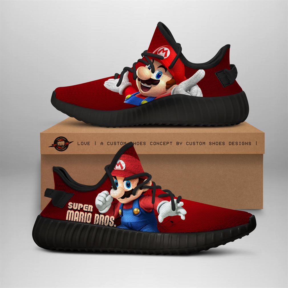 Super Mario Yeezy Sneakers Shoes