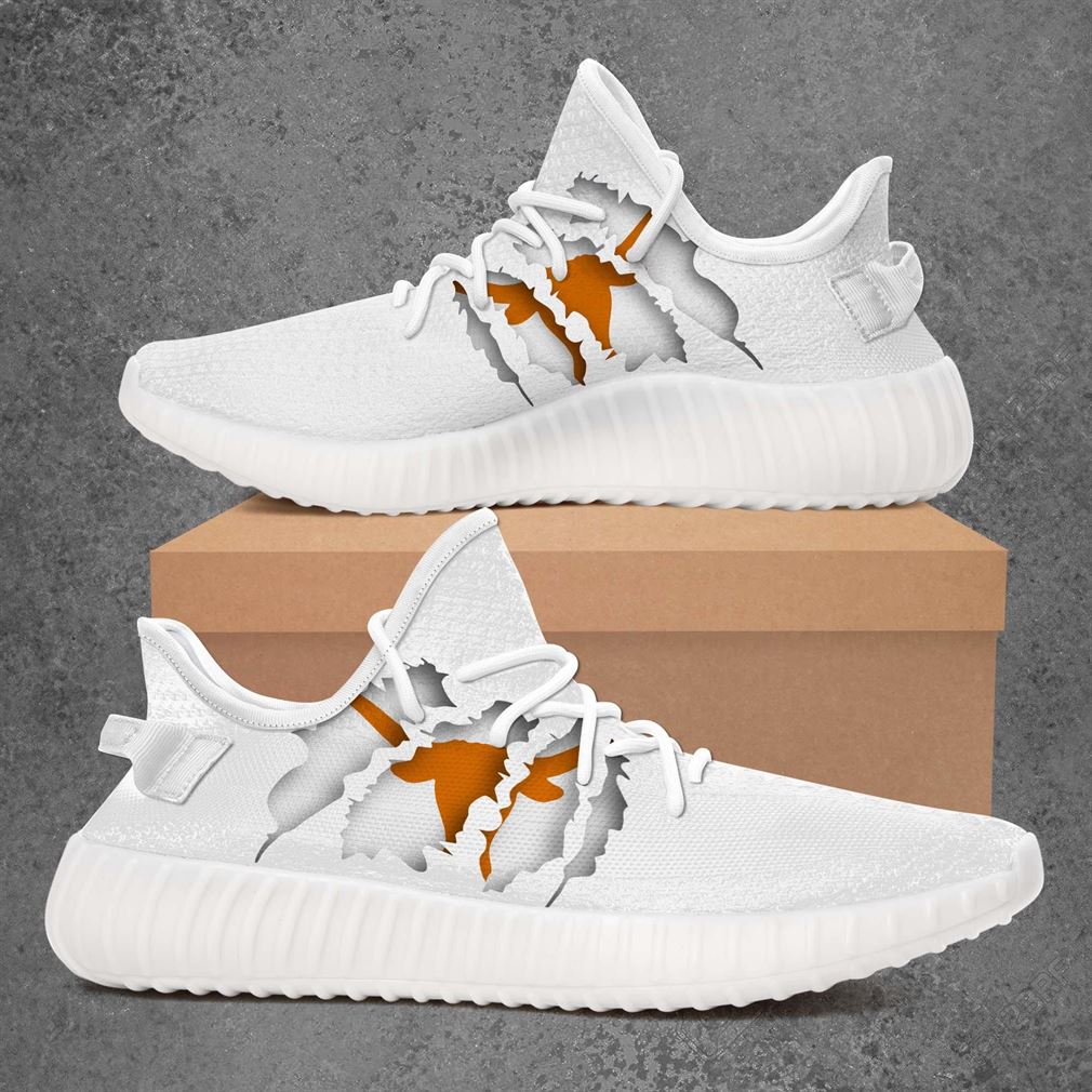 Texas Longhorns Ncaa Sport Teams Yeezy Sneakers Shoes