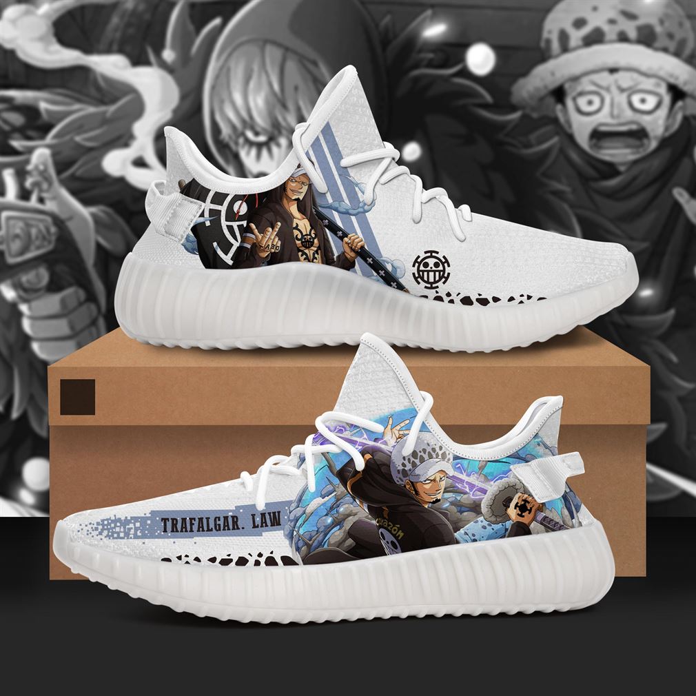 Trafalgar D Water Law Character One Piece Yeezy Sneakers Shoes