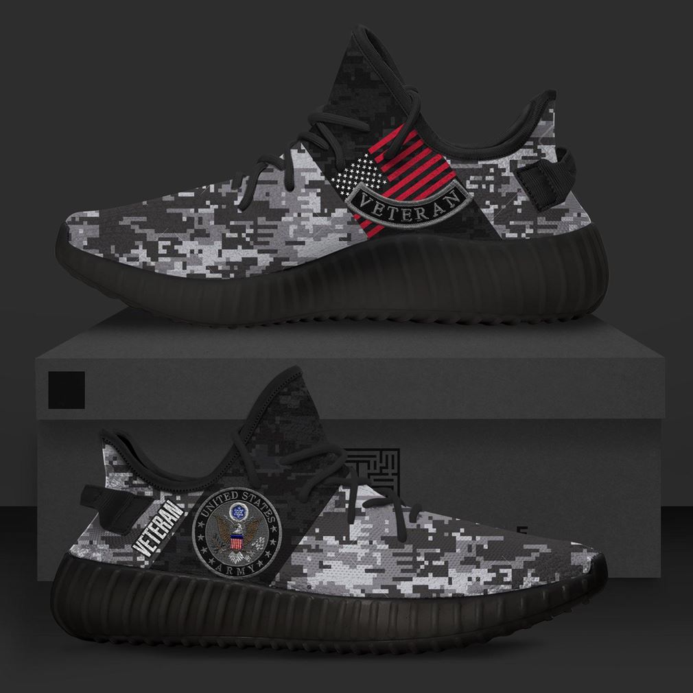 United States Us Army Camo Runing Yeezy Sneakers Shoes