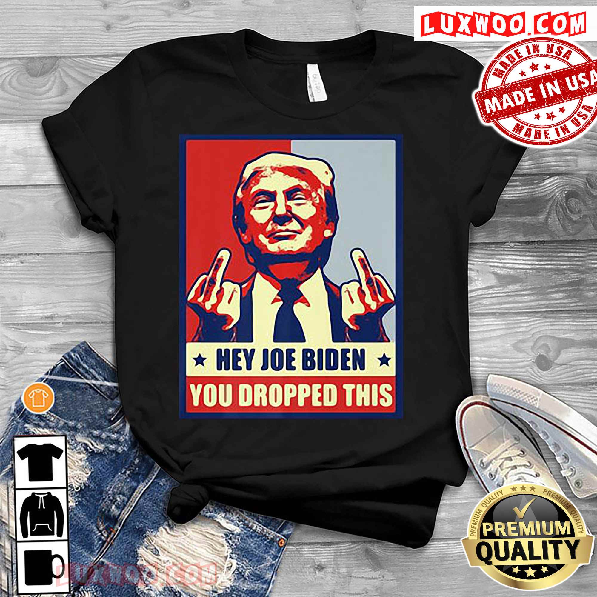 Donald Trump Hey Joe Biden You Dropped This Shirt