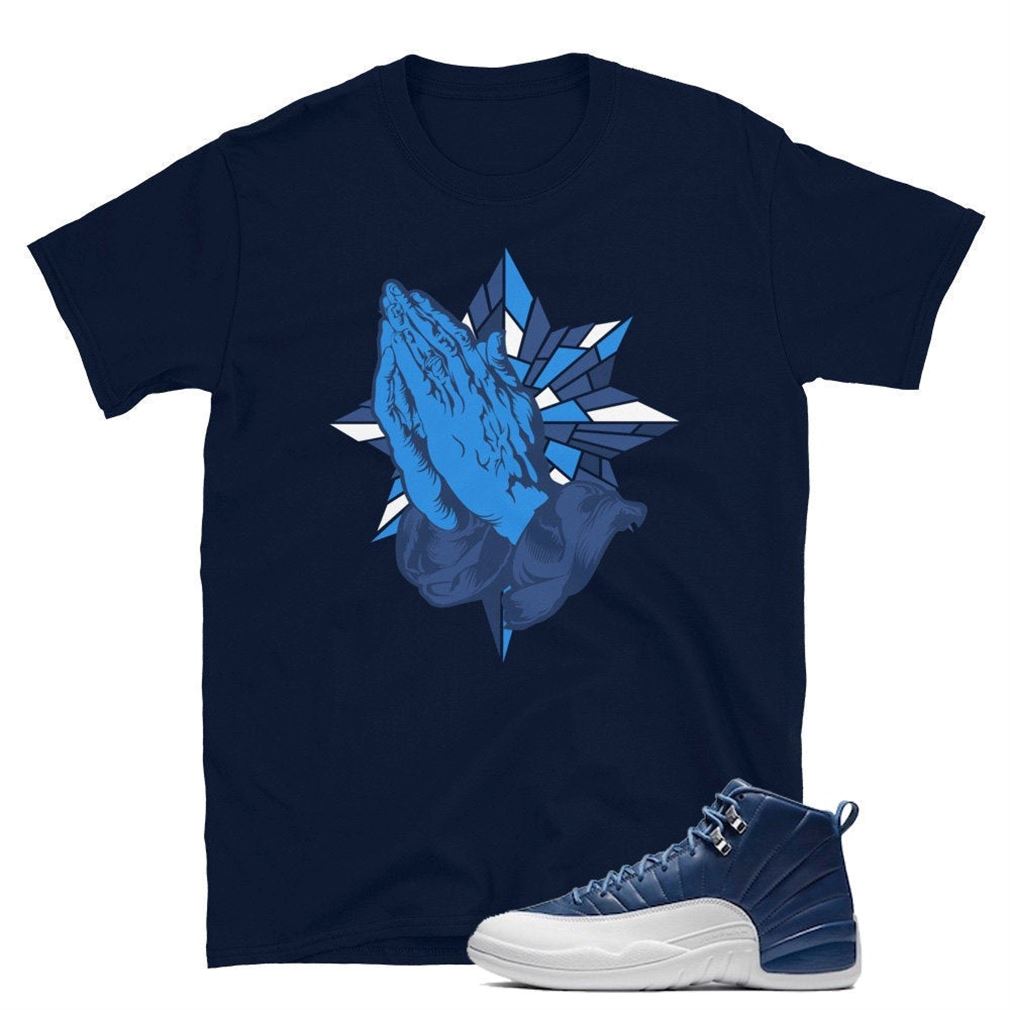 Blessed Tee Jordan 12 Retro Indigo Unisex